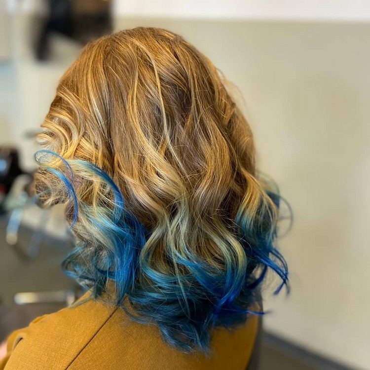 Dip Dye Hair Ombre Unterschied Haarfarben Trends Frühjahr 2021