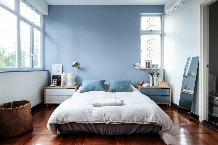 Farben fürs Schlafzimmer 2021 Blau