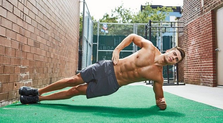 Welche Muskelgruppen sind bei Side Planks beansprucht