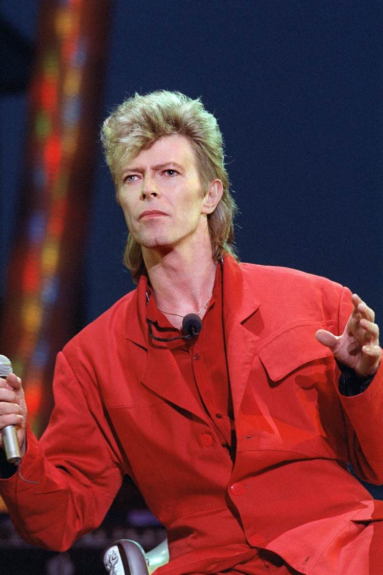 David Bowie Vokuhila Frisur Haartrends für Männer