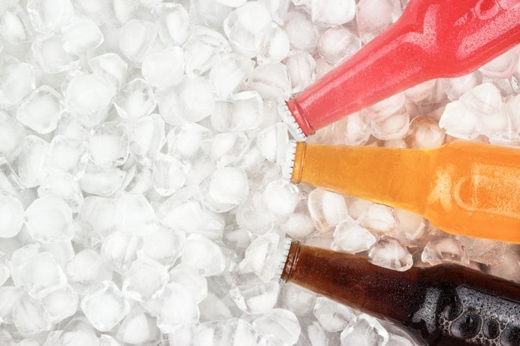 Drinks die viel Zucker enthalten können das Darmkrebsrisiko erhöhen