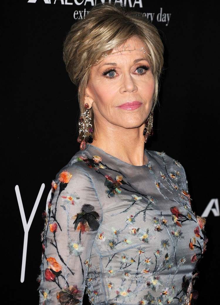 Haaraccessoires für kurze Haare Jane Fonda Frisuren Bilder