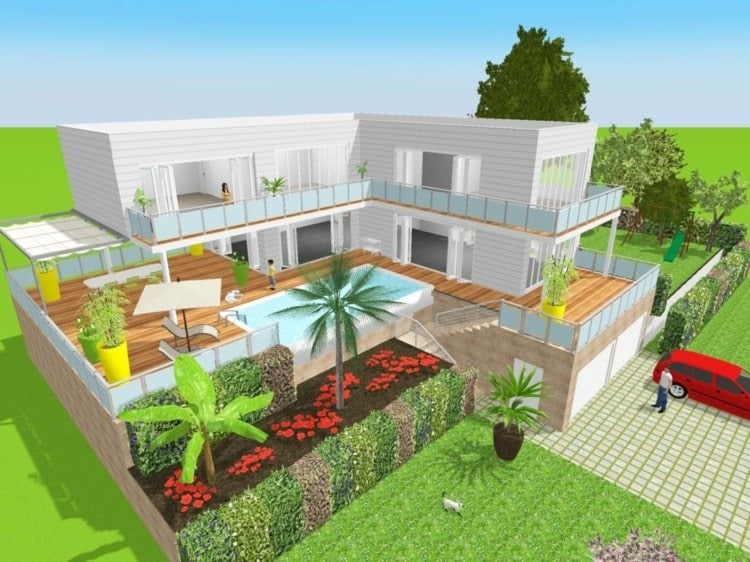 Home Design 3D Outdoor & Garden als 3D Gartenplaner und für Haus, Terrasse, Pool und Gartenwege