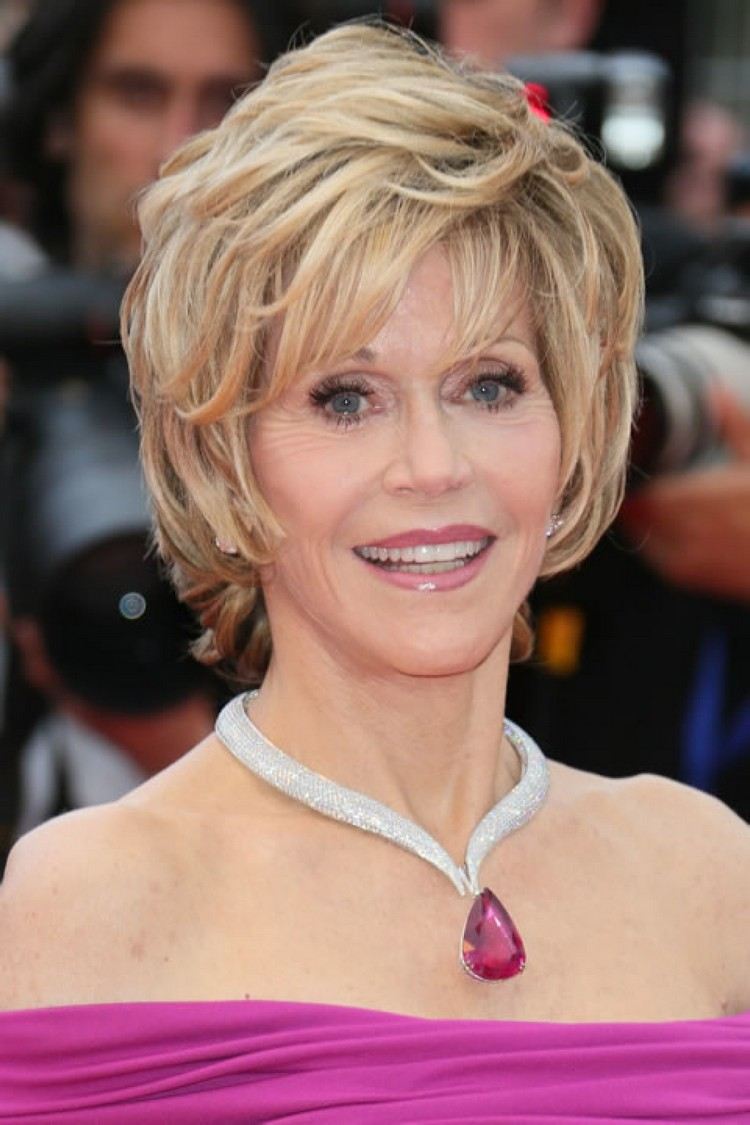 Promis mit kurzen Haaren Bilder Jane Fonda Frisuren 2013