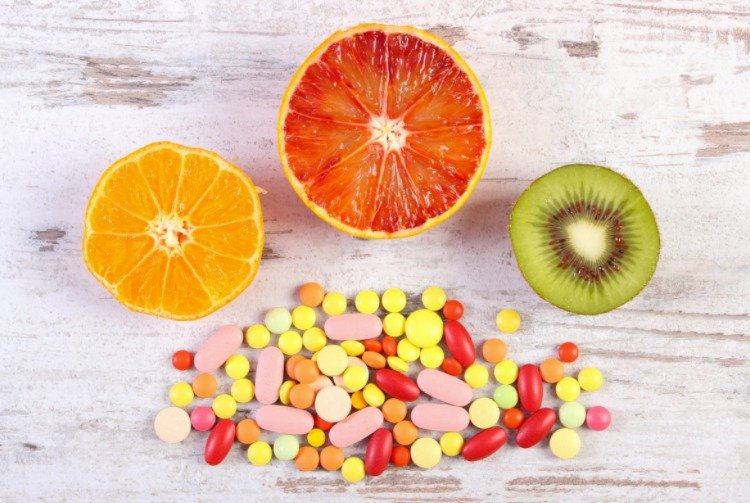 obst wie zitrusfrüchte als gesunde lebensmittel anstatt von pillen zur vorbeugund von krankheiten