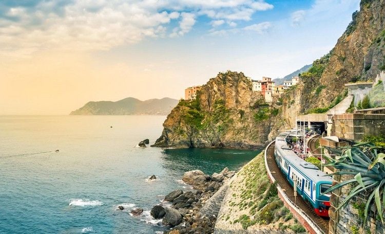 Cinque Terre Zugstrecken Italien Zugreisen durch Europa