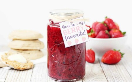 Marmeladen aus frischem Obst als selbstgemachte Geschenke aus der Küche Sommer