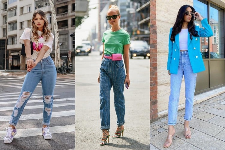 Mom Jeans kombinieren im Sommer: So der Klassiker bei Hitze