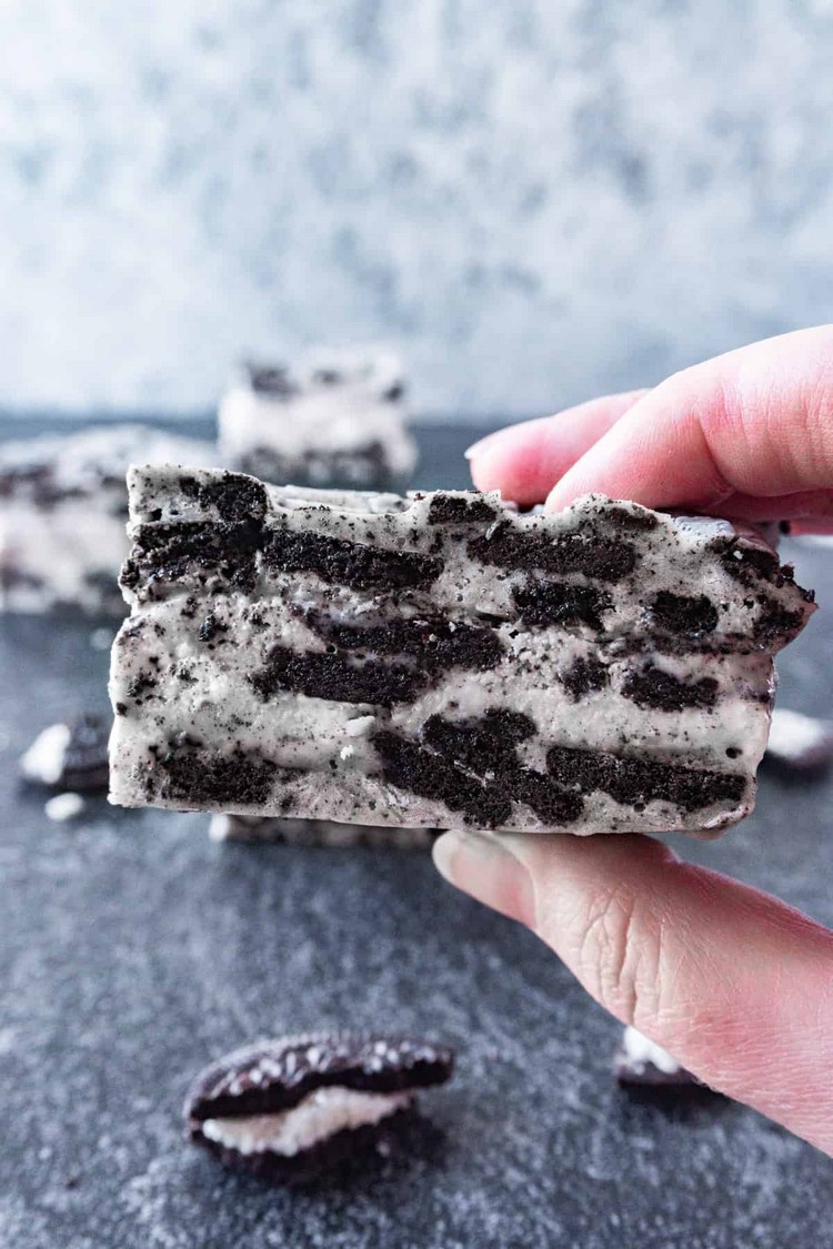 Oreo Eis Riegel Rezept Eiscreme Rezepte einfach