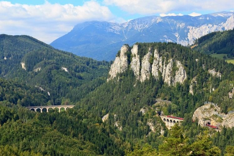 Semmeringbahn die schönsten Zugstrecken Österreich