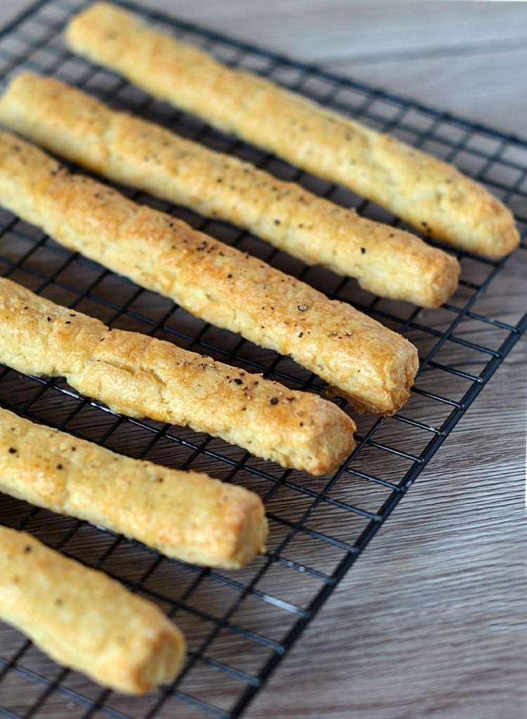 Football Night Snacks - Quick Bake Cheddar Cheese Sticks from Dough