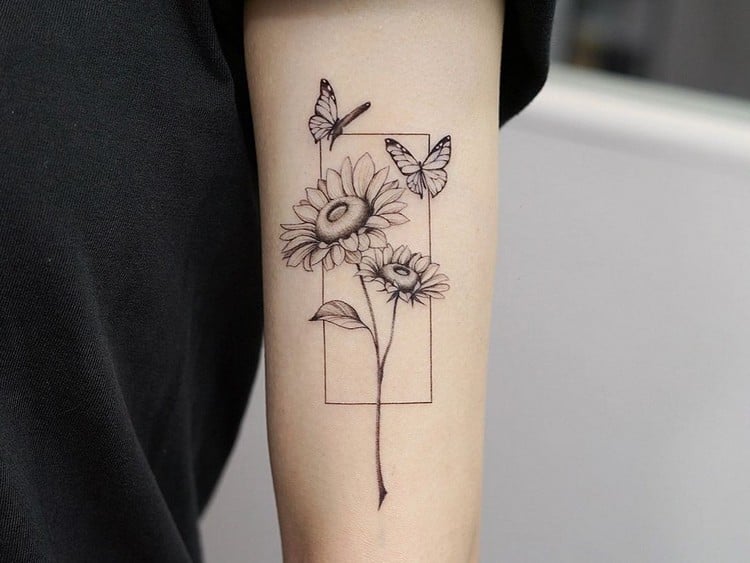 Sonnenblume Tattoo Bedeutung Tattootrends 2021
