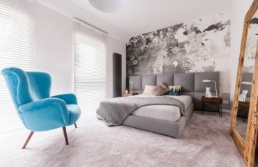 Tapeten Trends 2021 Wandgestaltung im Schlafzimmer