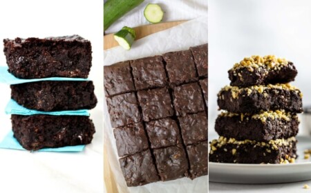 Zucchini Brownies Rezepte - Vegan, ohne Zucker oder mit Vollkornmehl