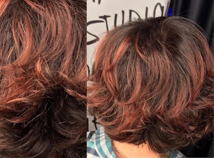 haarfarbe rot braun für kurze haare
