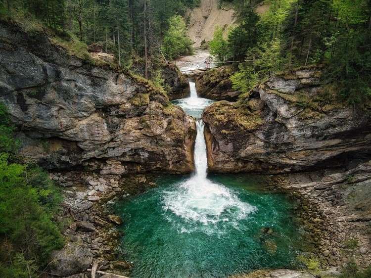 Buchenegger Wasserfälle Deutschland Wandern in Europa