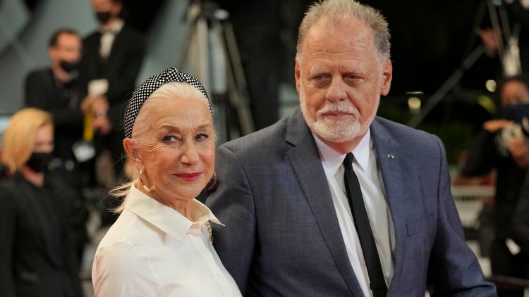 Helen Mirren Frisuren graue Haare Cannes Film Festival 2021