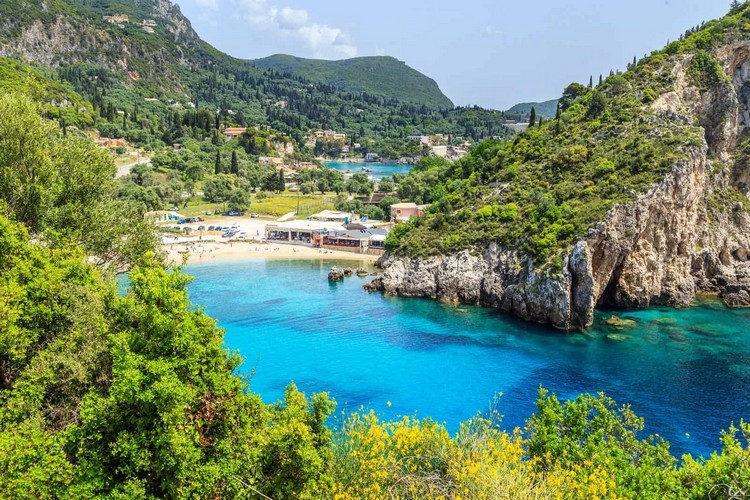 Palaiokastritsa Strand Griechenland Korfu Urlaub Tipps