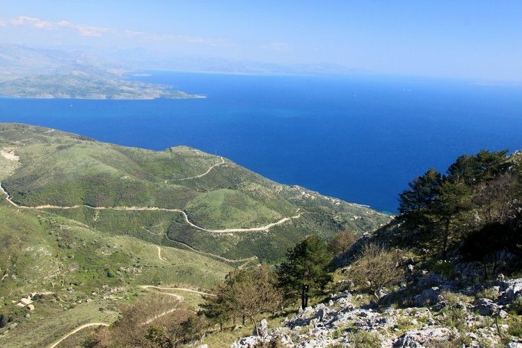Pantokrator Korfu griechische Inseln Sehenswürdigkeiten