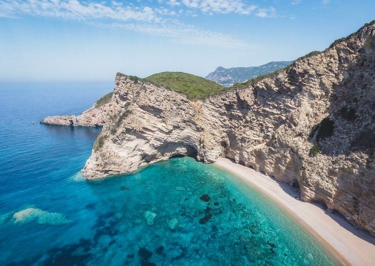 Paradise Beach Korfu Urlaub ruhige Strände in Griechenland