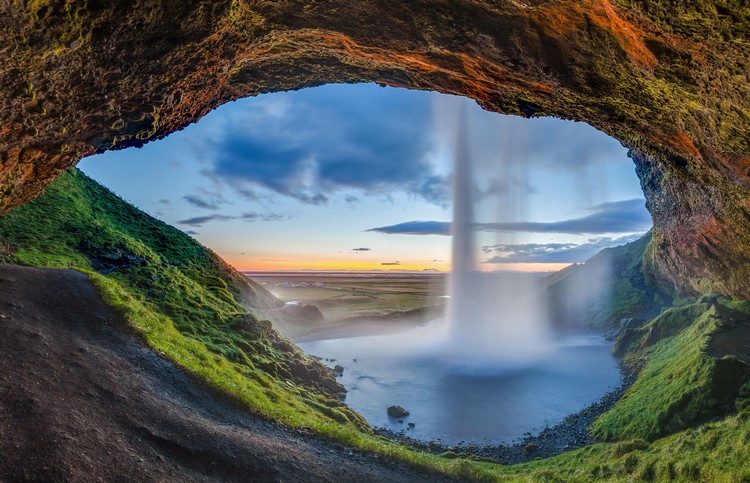 Seljalandsfoss Wasserfall Island die schönsten Wasserfälle Europa