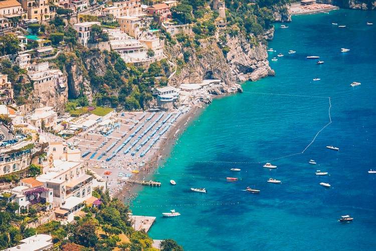 die schönsten Orte in Italien am Meer Positano Strände Tipps