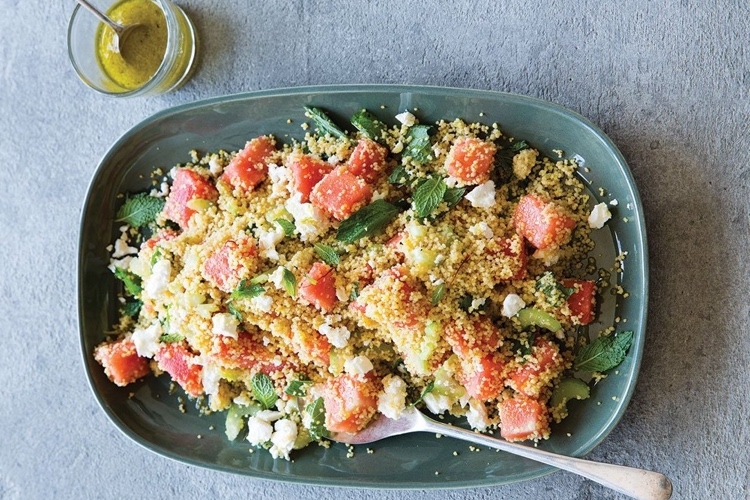 leichte sommergerichte couscous salat zum vorbereiten