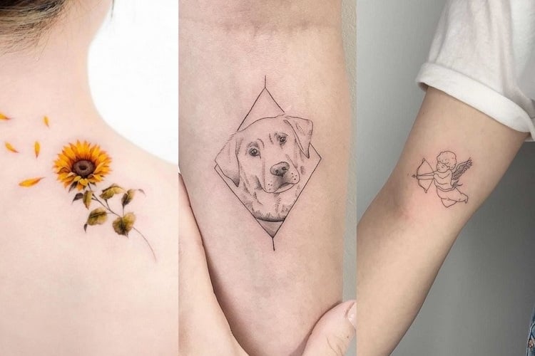 minimalistische Tattoos