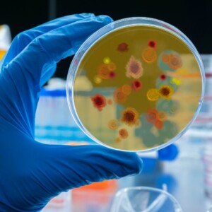 wissenschaftler analysiert parasiten plasmodium falciparum zwecks impfung gegen malaria