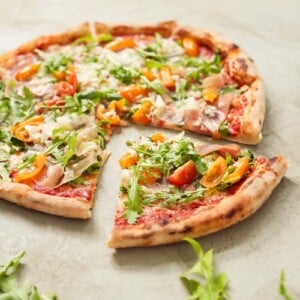 3 Zutaten Pizzateig Rezept ausgefallene Pizzabeläge Ideen