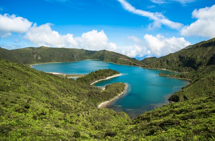 Azoren Urlaub am Strand Lagoa do Fogo Insel