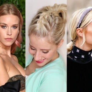 Frisuren um Haare aus dem Gesicht zu halten Haaraccessoires Trends Sommer 2021