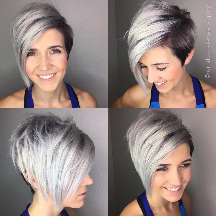 Kurzhaarfrisuren mit Pony Long Pixie Cut 2021