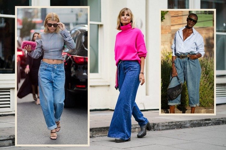 Loose Fit Jeans kombinieren Mode Herbst Winter 2021 22