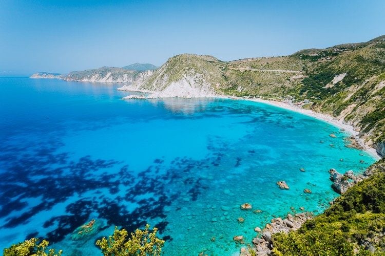 Petani Beach Griechenland die schönsten Strände in Kefalonia