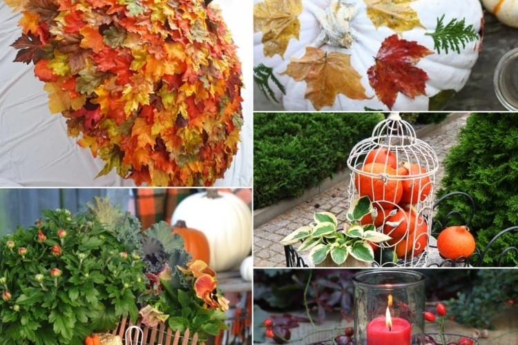 Herbstdeko für den Garten selber machen - Coole Ideen, die schnell gebastelt werden