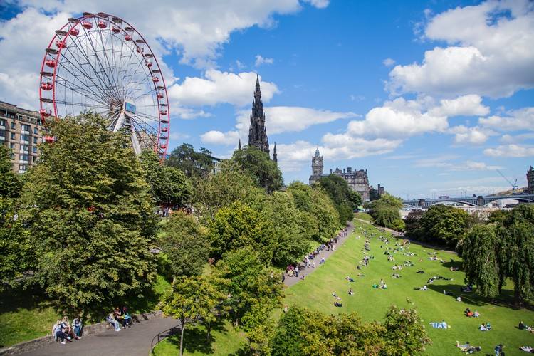 Herbsturlaub Ideen 2021 Edinburgh Altstadt Sehenswürdigkeiten