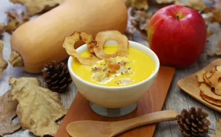 Kürbissuppe mit Hackfleisch Herbst Rezepte mit Fleisch