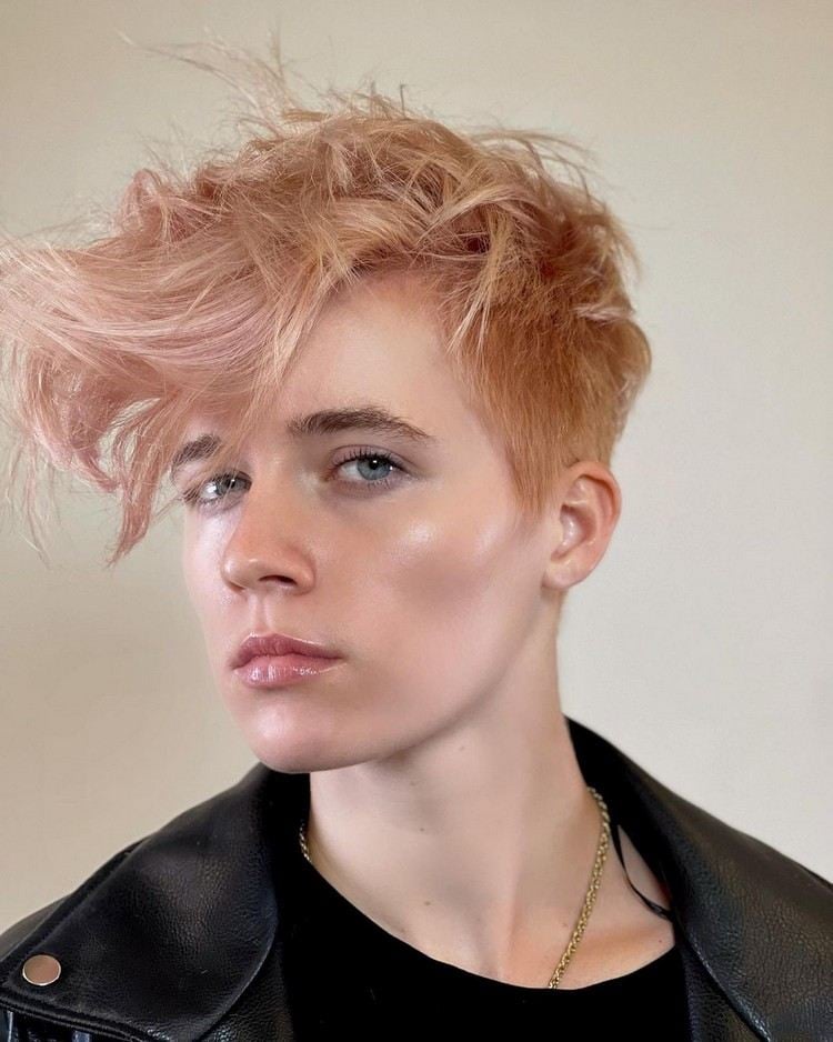 Peach Blonde Haarfarbe Frisurentrends Herbst 2021
