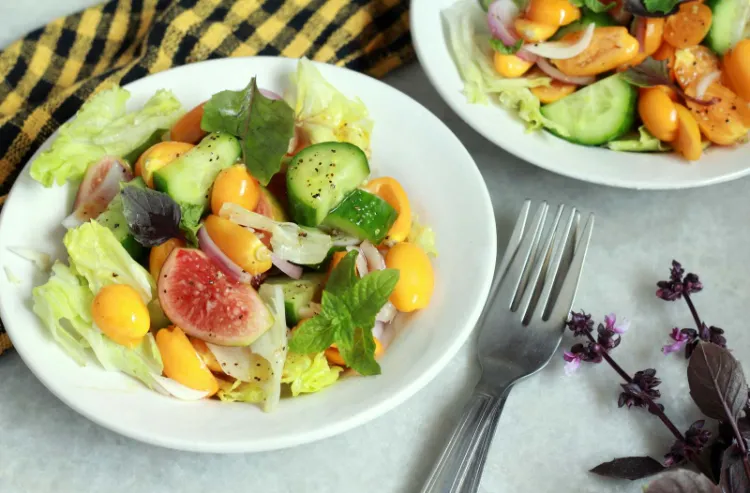 Physalis Rezepte Salat kalorienarmes Abendessen schnelle Gerichte