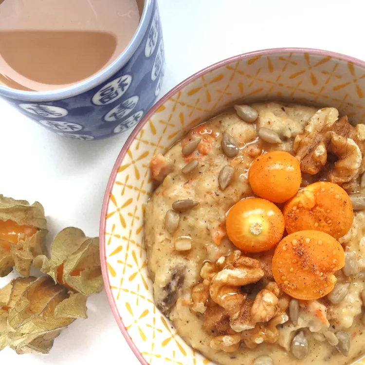 Porridge Rezepte gesund Rezepte mit Physalis Frühstück
