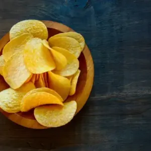 Pringles selber machen mit Kartoffelpüreepulver und Maisstärke