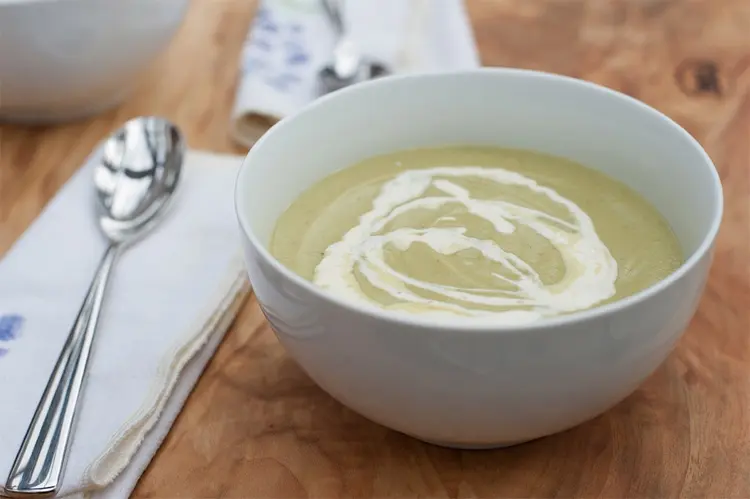 Broccoli and Leek Soup Thermomix