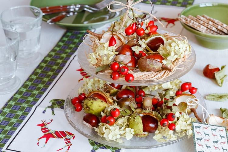 Basteln mit Kastanien