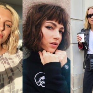 Grungy Bob Frisuren Trend 2021 Kurzhaarfrisuren mit Pony Bilder