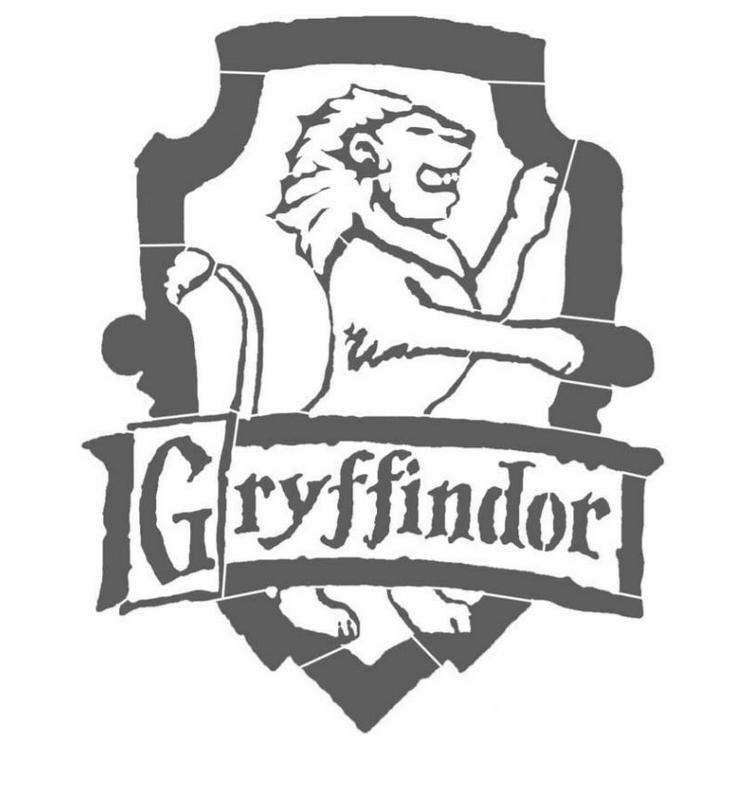 Gryffindor Vorlage für Kürbis schnitzen Harry Potter Hogwarts-Haus