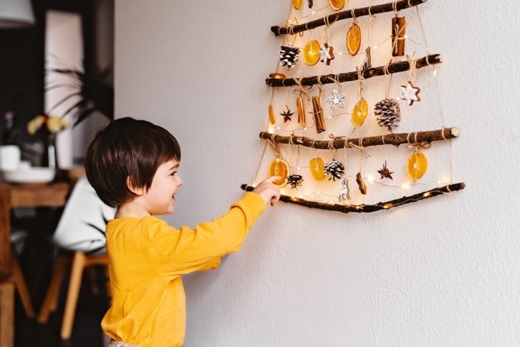 Handgemachtes aus Naturmaterialien Deko zur Weihnachten