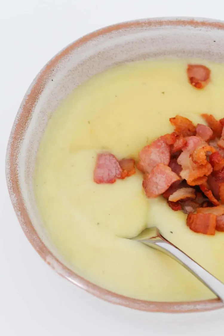Recipe for Potato Leek Cream Soup for Thermomix