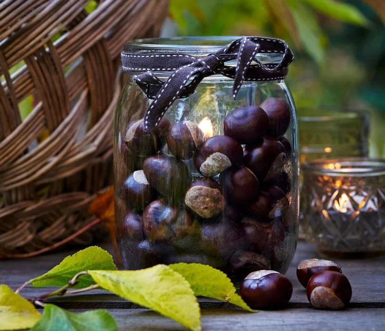 Basteln mit Kastanien