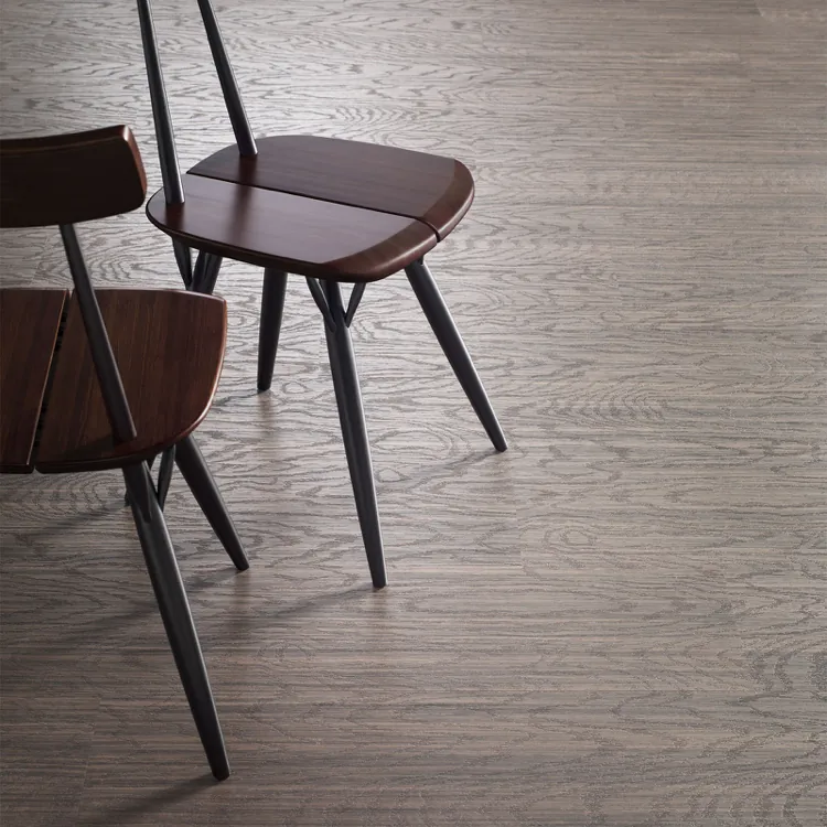 Linoleum Küchenboden in Holz-Optik für moderne Gestaltungen